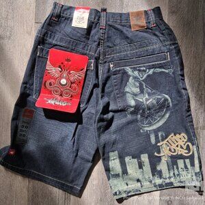 JNCO New W/TAGS AUTHENTIC VINTAGE 1990'S, Y2K, SKATER JNCO JEAN SHORTS- NWT